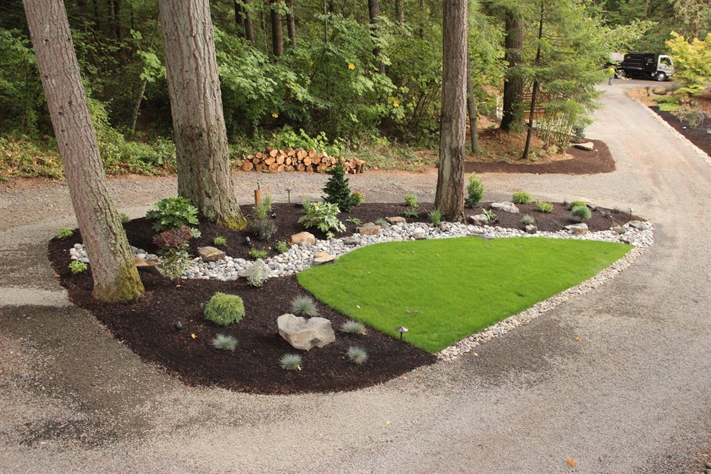 Gravel driveway
