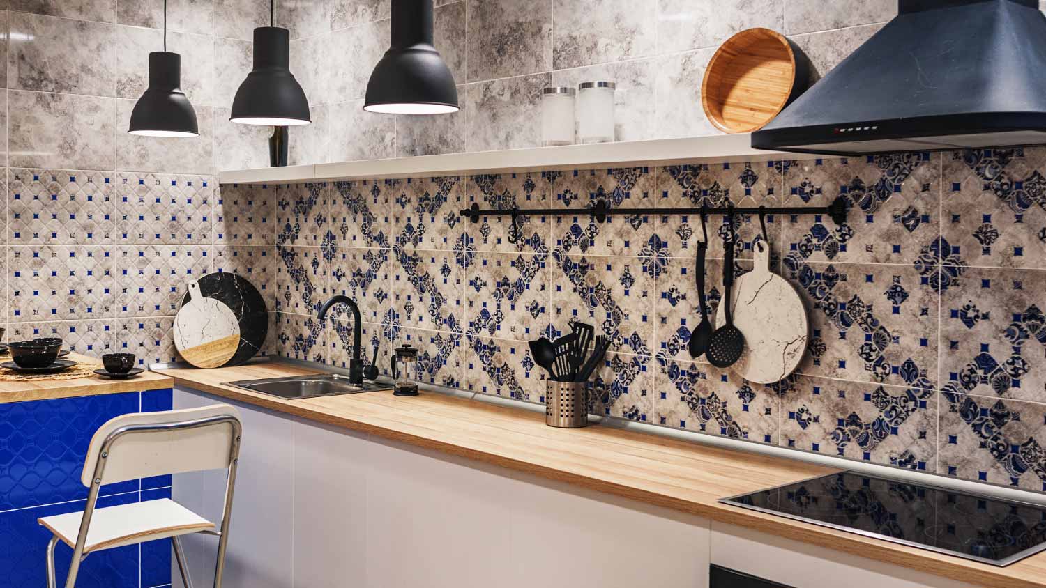 Interior of modern kitchen