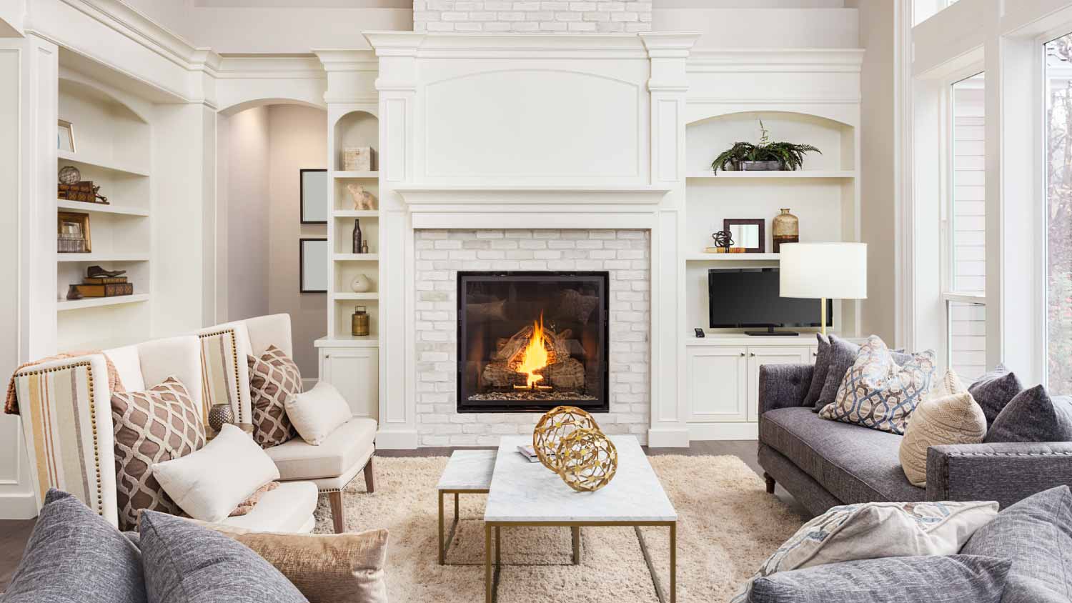 Beautiful living room interior