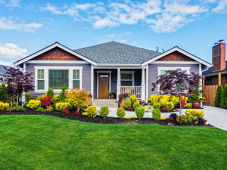Modern suburban home