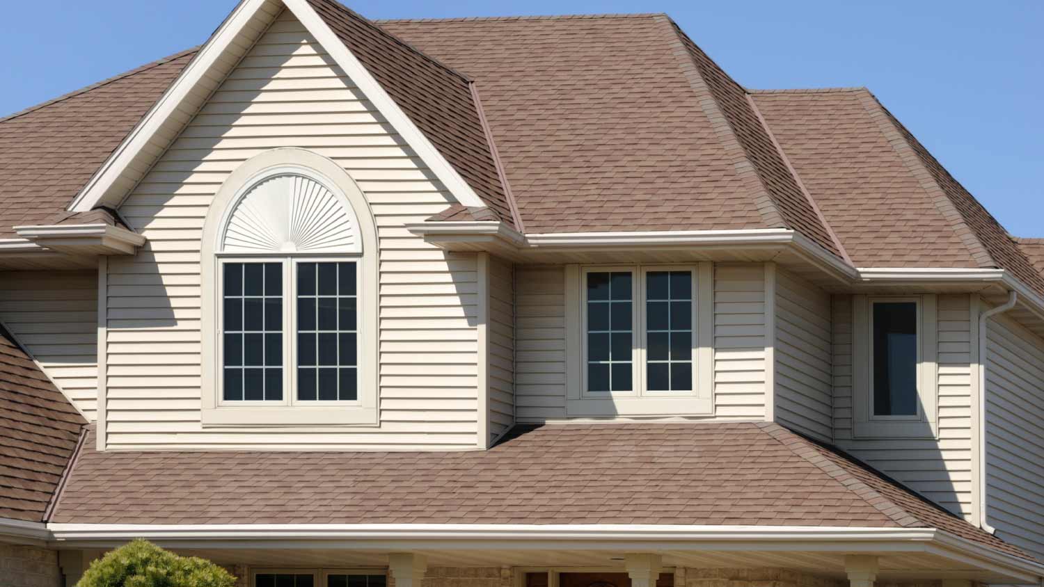 A new beige house