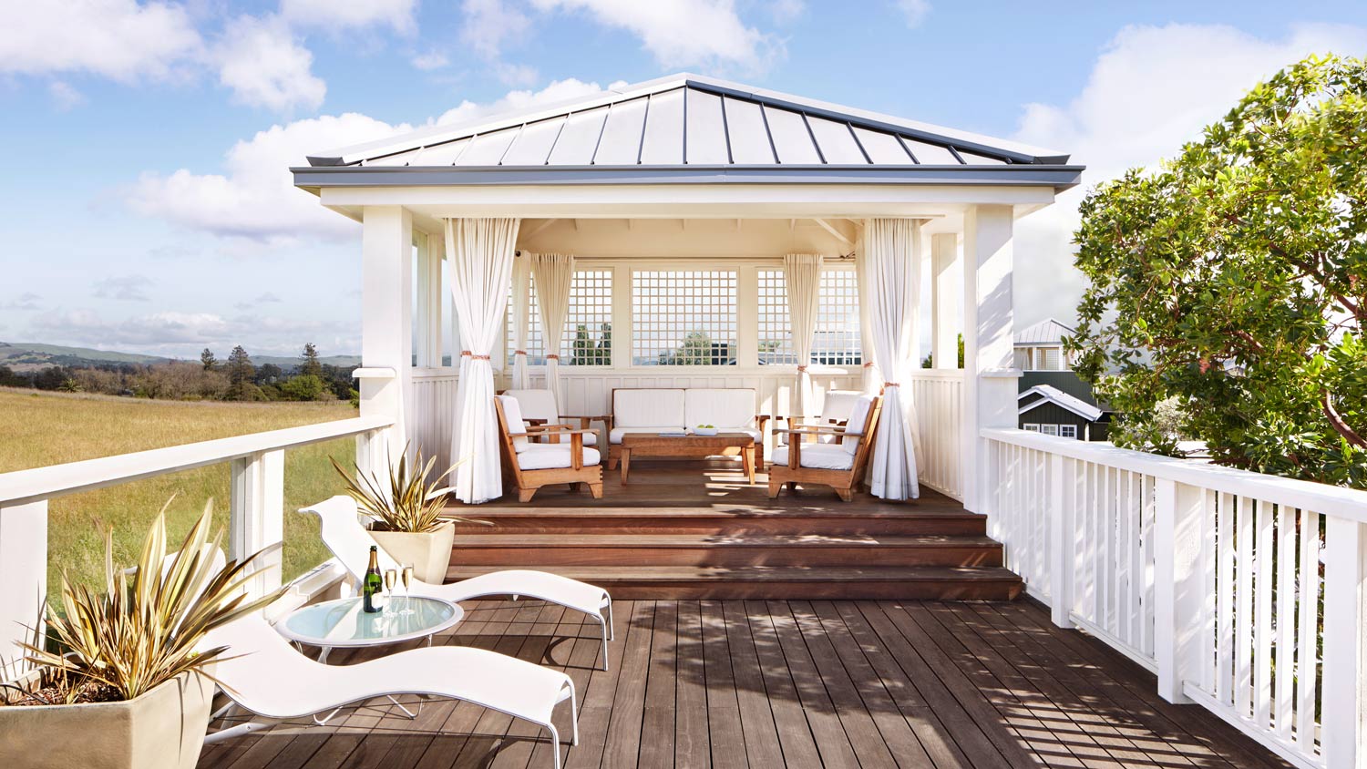 Private sun Gazebo