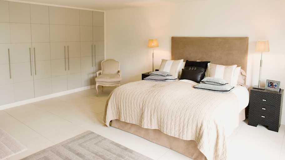 white modern bedroom